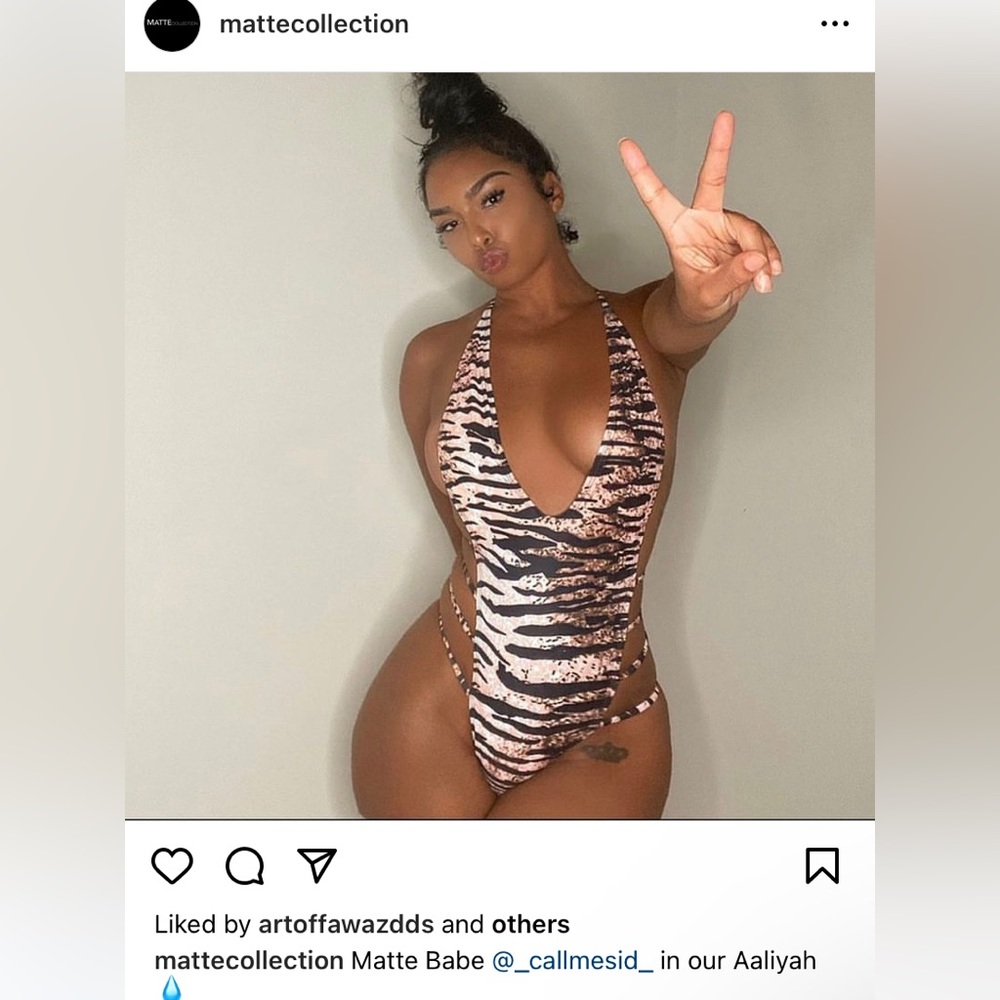 Matte Collection - Aaliyah One Piece - Tiger